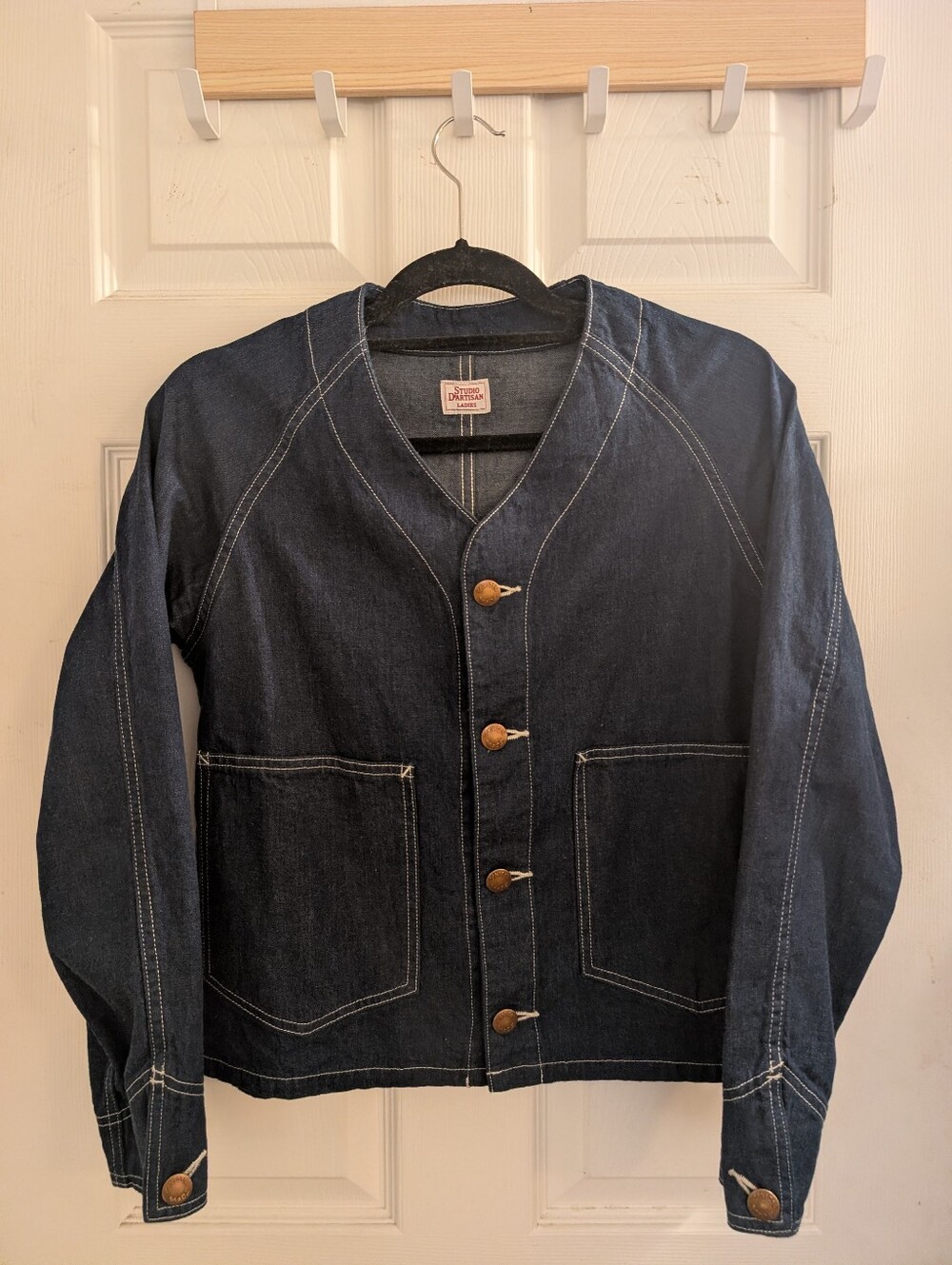 Studio D'Artisan Ladies Engineered Denim Jacket | Made in Japan | Size Small